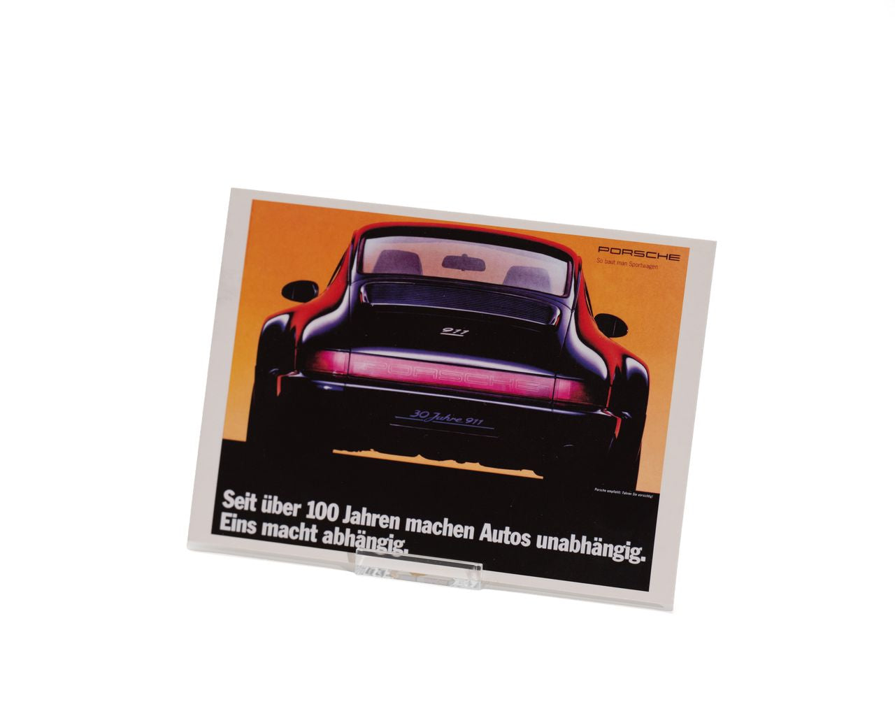 964 carrera 30 Jahre 911 post card