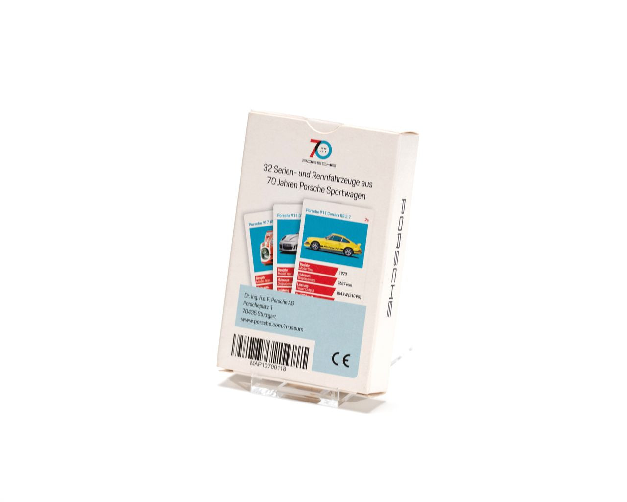 70 Jahre Porsche Sportwagen Card Game
